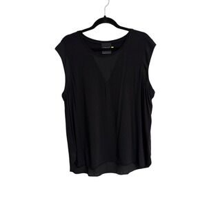Women's Lysse Black Sleeveless‎ Top Size XL